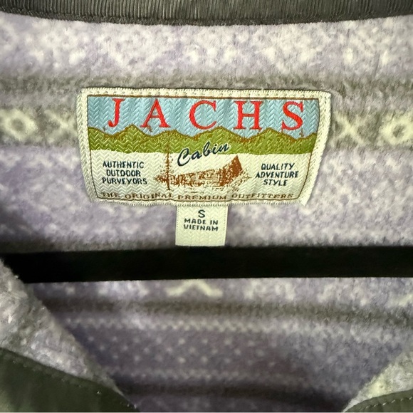 Jacks Purple Patterned Long Sleeve Shirt Size Small - Picture 3 of 7